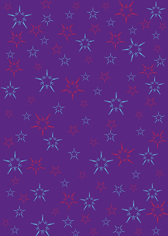 Purple Starburst Pattern