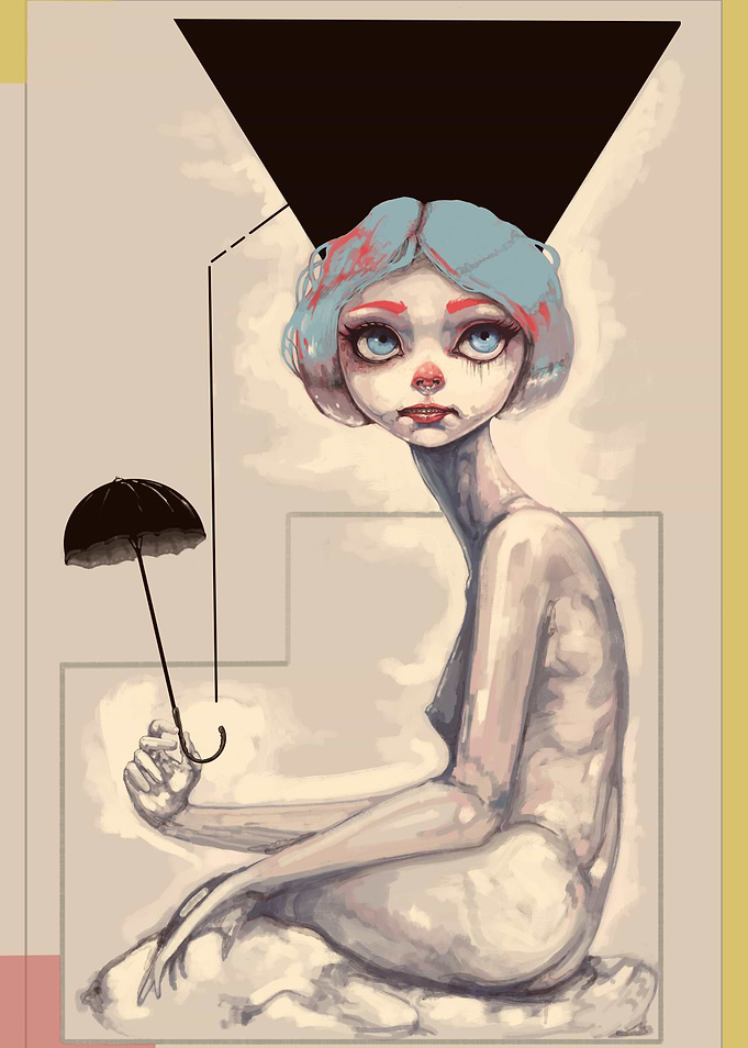 Sad Clown Girl