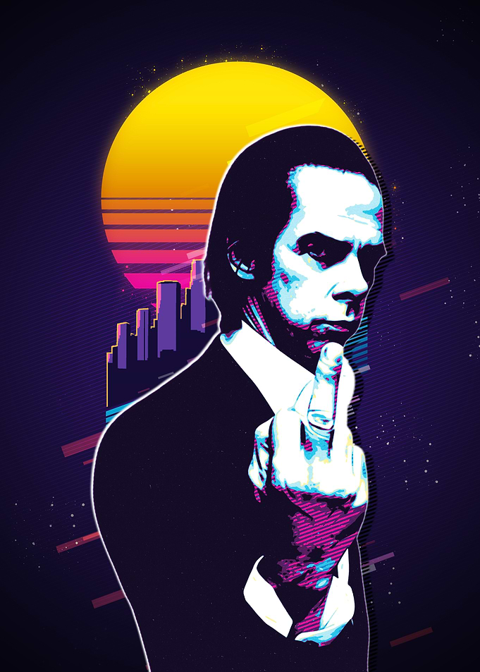 Nick Cave Retro Art