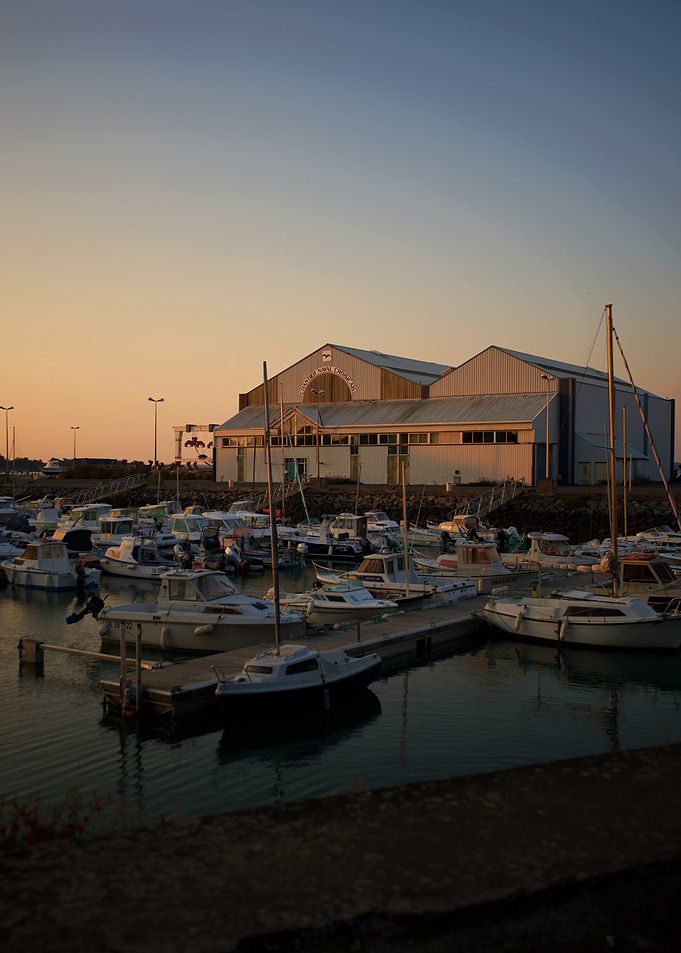 Sunset with Boats