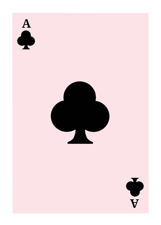 Ace of Clubs Card