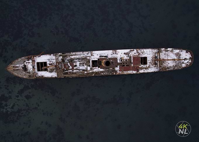 S.S KYLE in winter