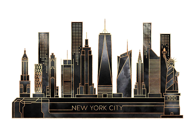 New York City NYC Skyline