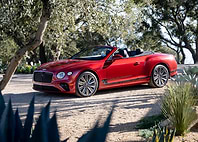 Red Bentley Continental GT Convertible