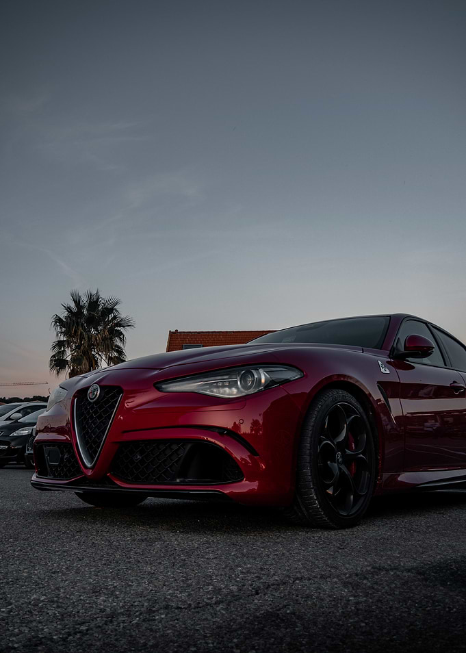 Red Alfa Romeo Giulia