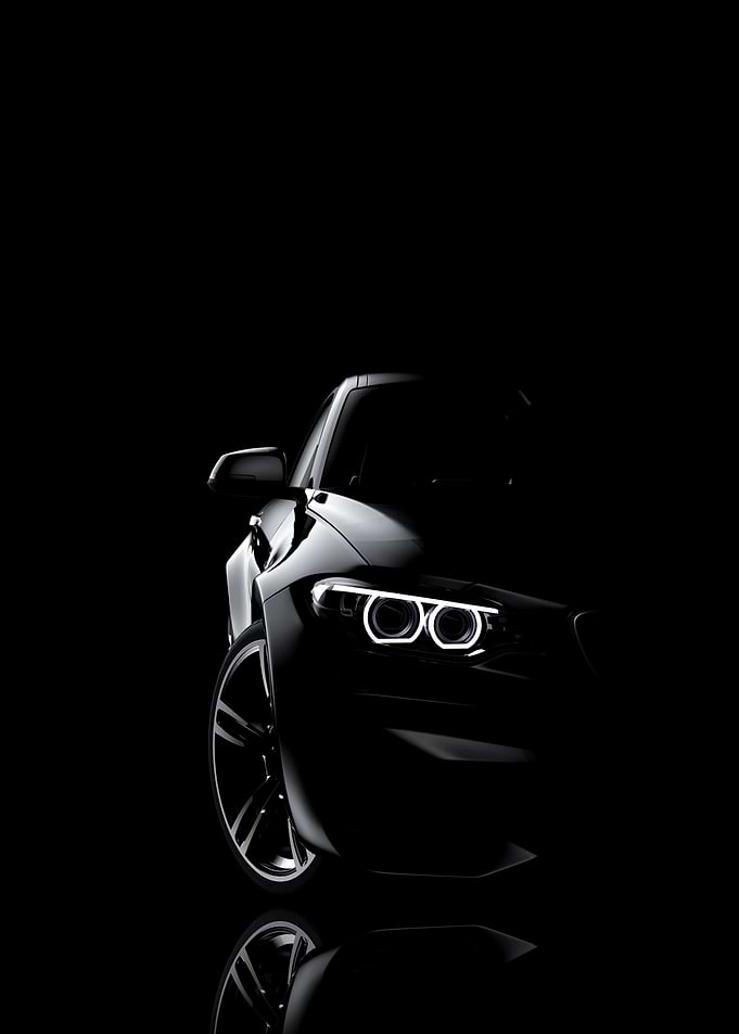 Black Car Headlights