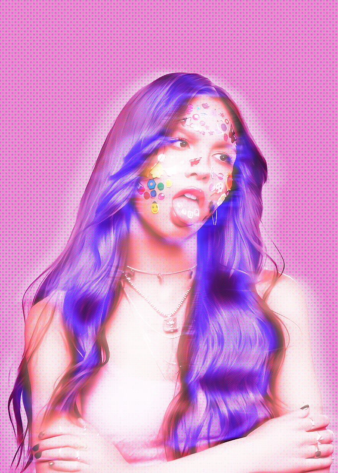 Olivia Rodrigo digital art
