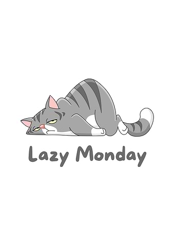 Lazy Monday Cat