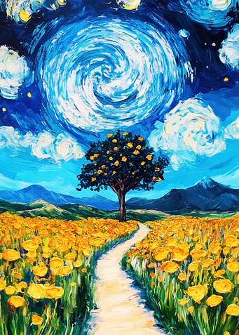 Starry Night Field