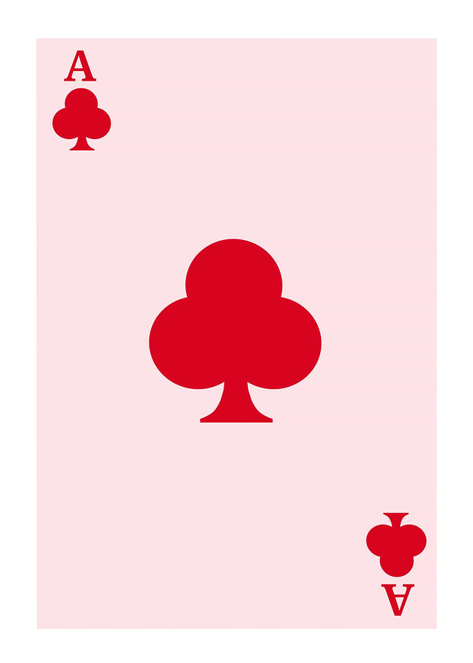 Ace of Clubs Card