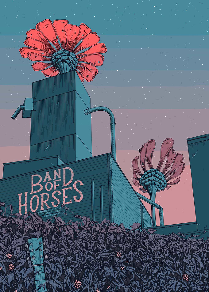 Band of Horses Concert Poster