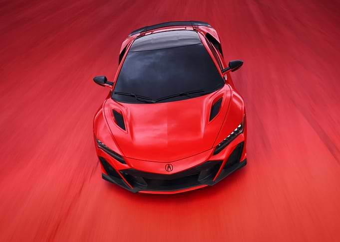 Red Acura NSX Sports Car