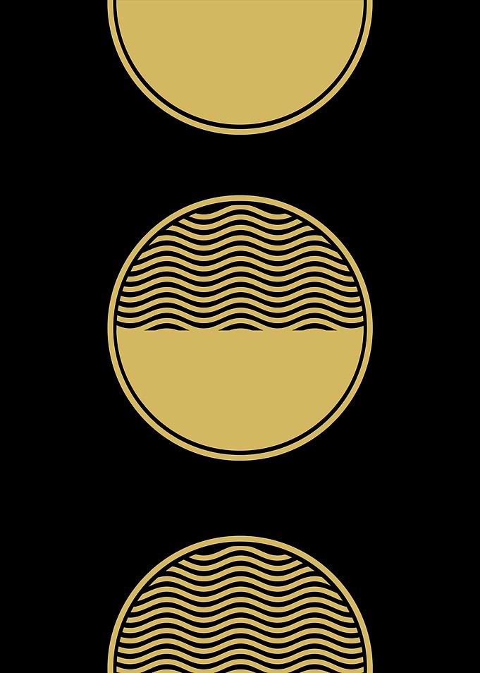 Gold Circle Pattern