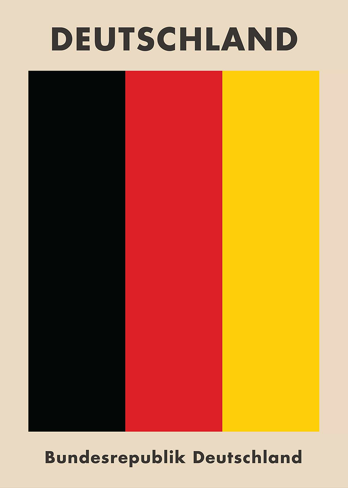 German Flag Illustration