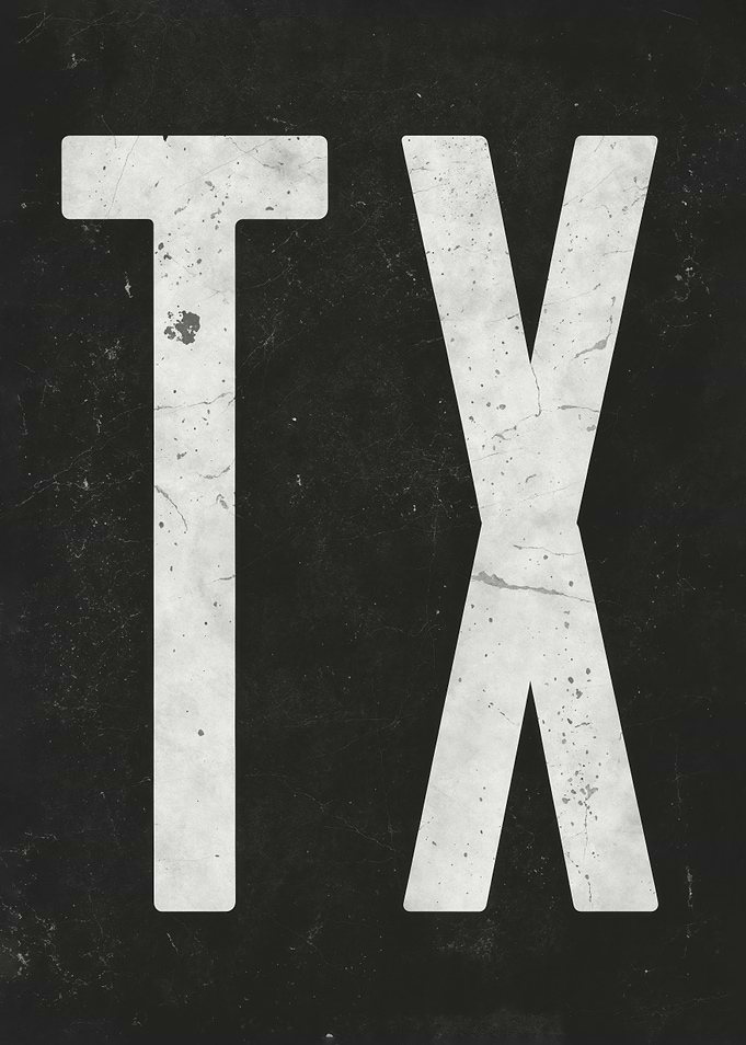 TX Texas Vintage Sign
