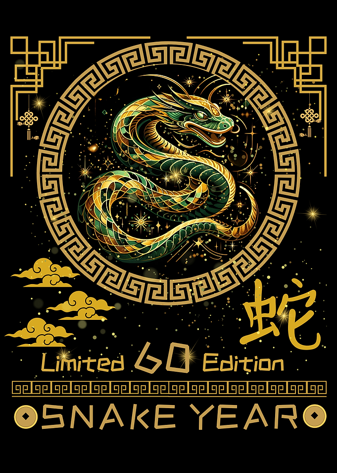 60th birthday born in 1965 - Chinese Zodiac Snake Year