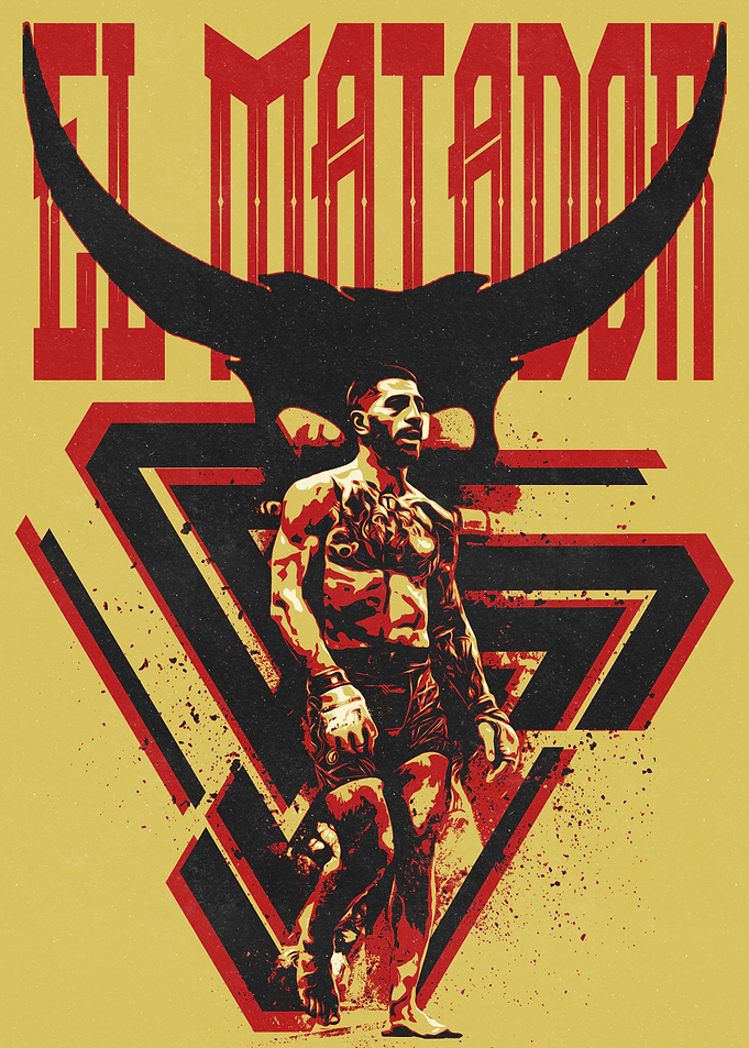Ilia El Matador Topuria MMA Poster