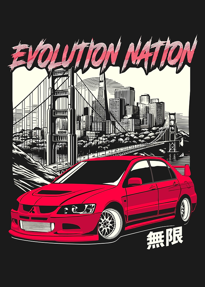 Evolution Nation - Red Car