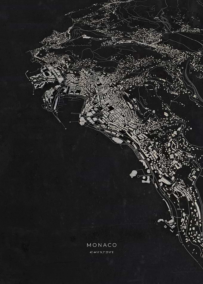 Monaco City Map