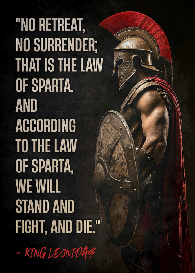 Spartan Warrior Quote