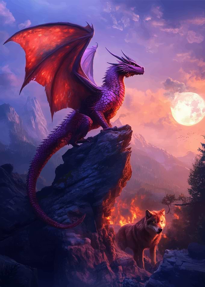 Dragon and Wolf