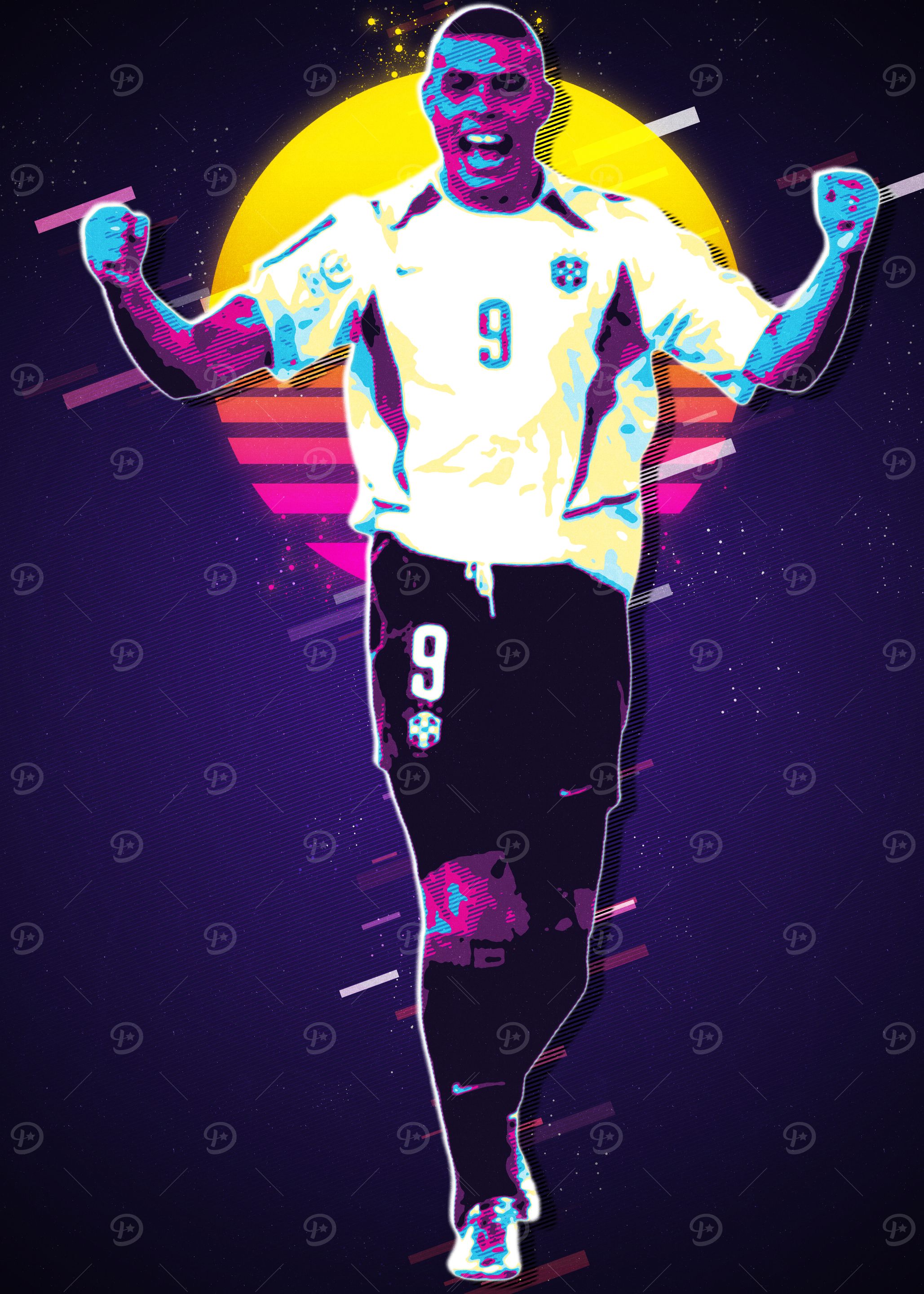 Ronaldo Retro Art