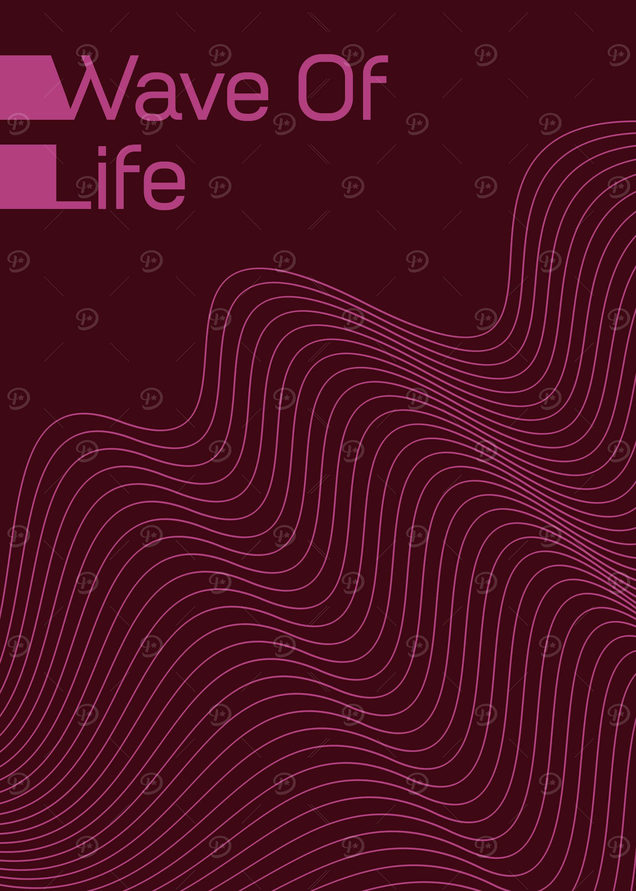 Wave Of Life Abstract Art