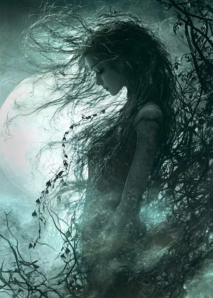 Mystical Forest Woman