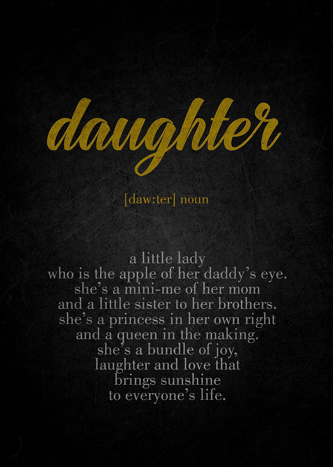 Daughter Definition Print