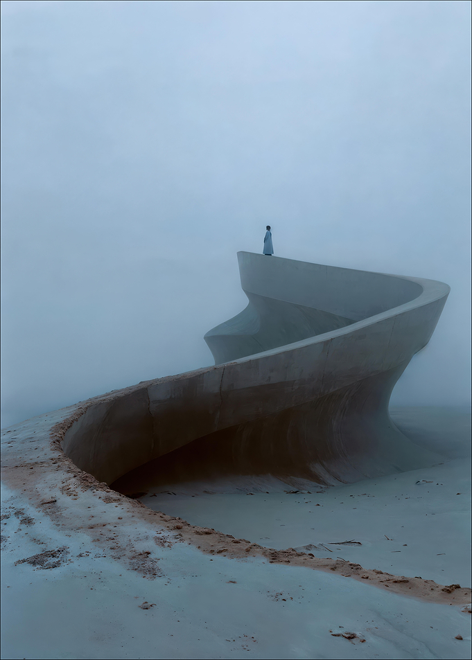 Solitary Figure on