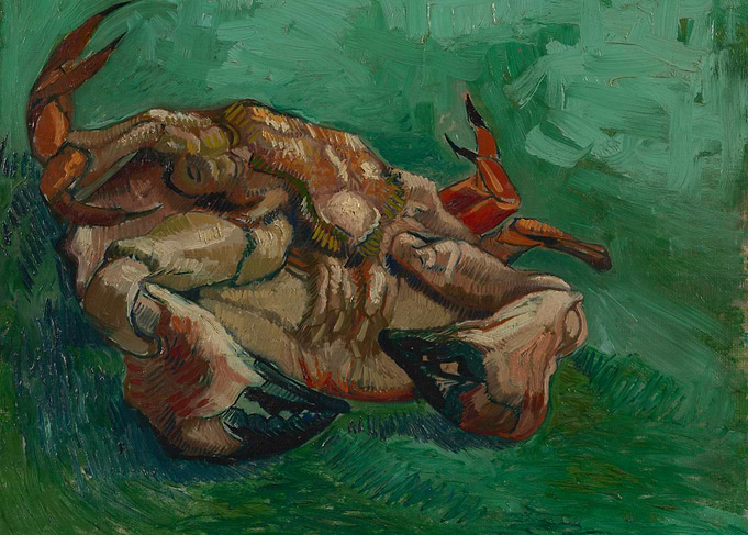 Vincent van Gogh - A Crab on its Back