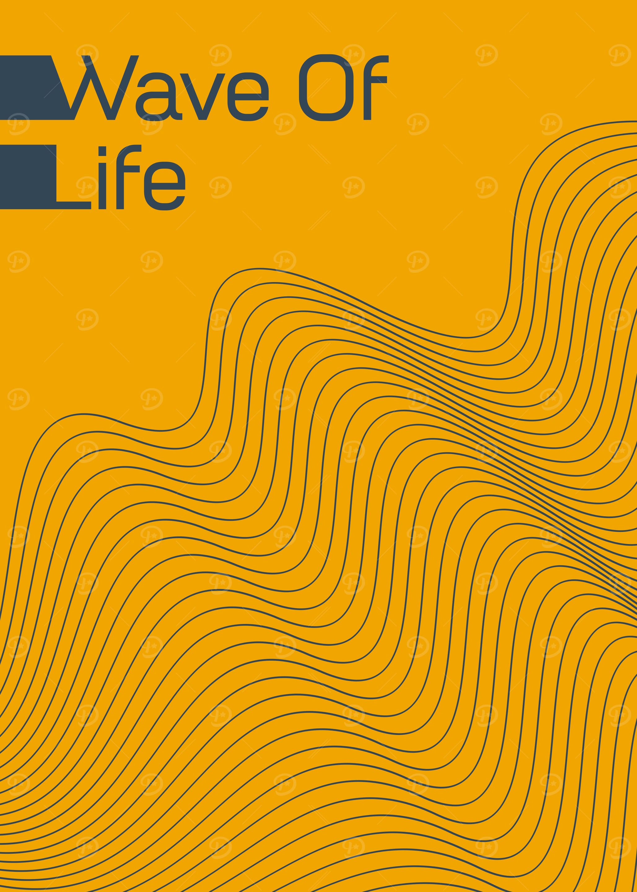 Wave Of Life Abstract Art