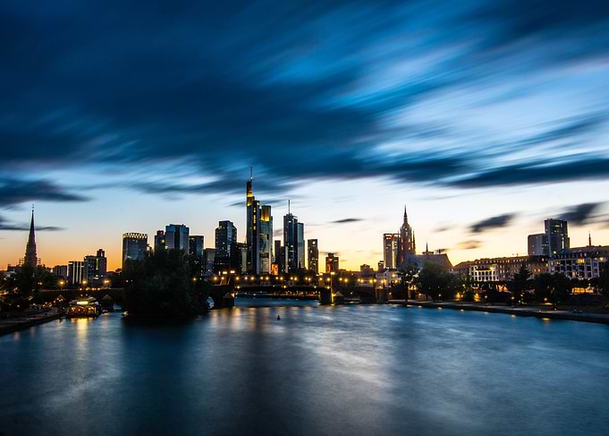 Frankfurt Skyline at Dusk
