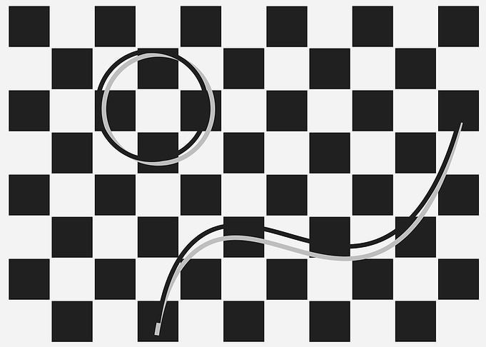 Linear Equations in a Chaotic Grid