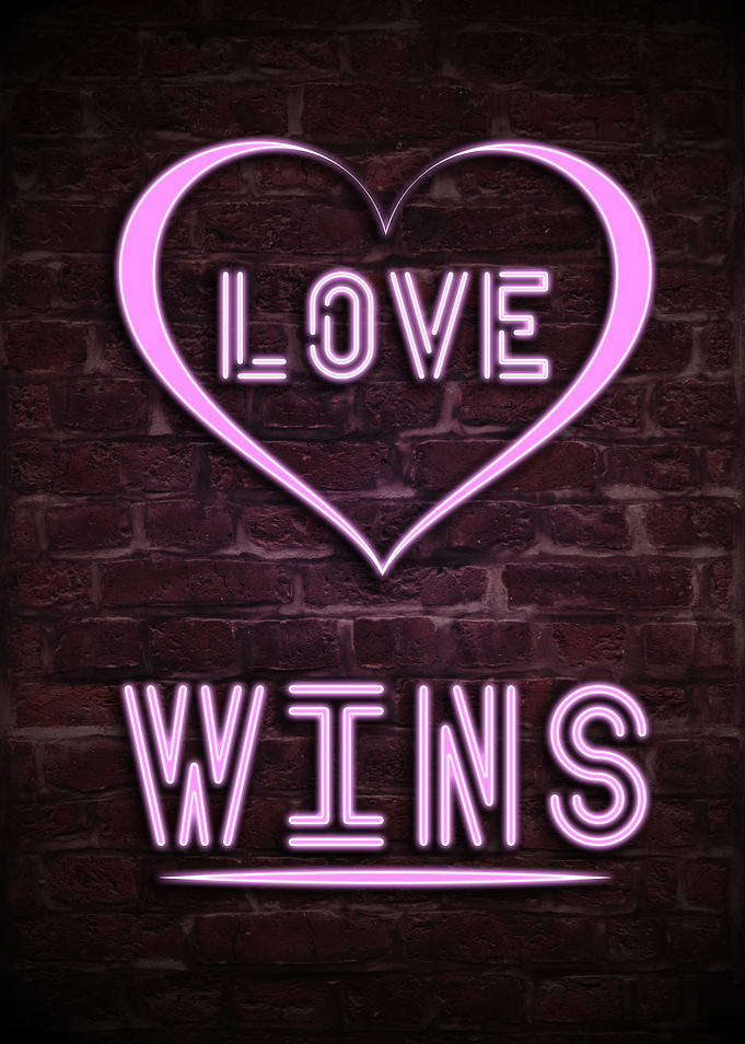 Love Wins Neon Sign