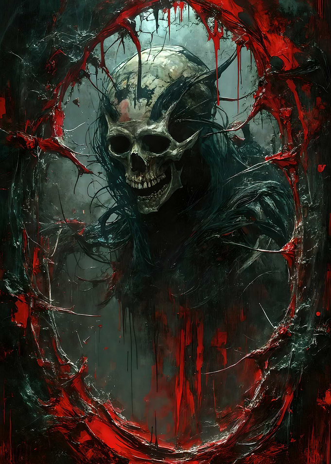 Dark Skull Portrait