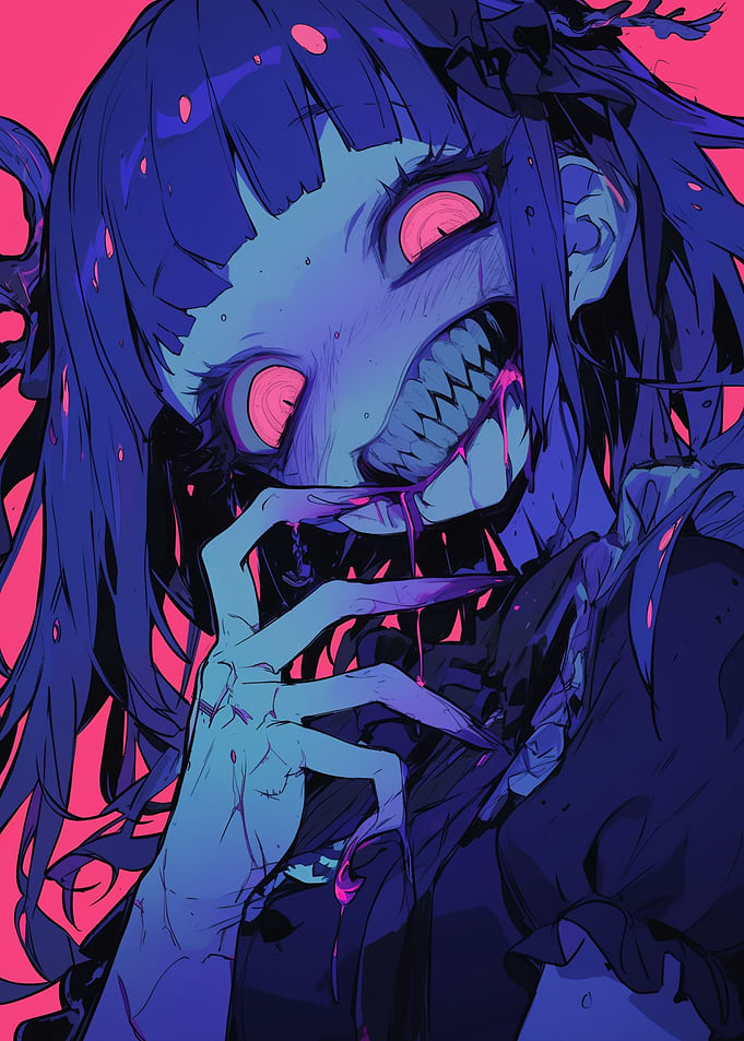 Creepy Anime Girl