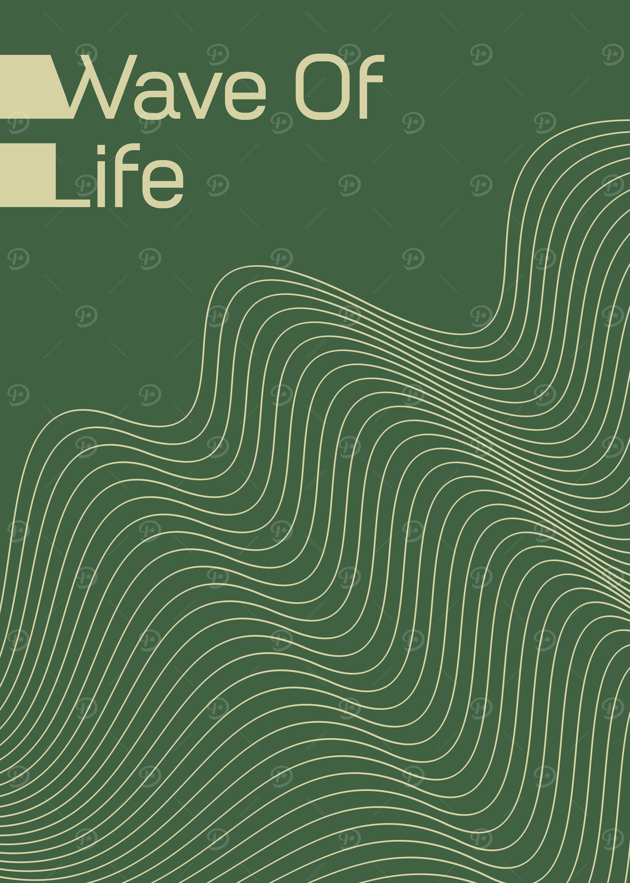 Wave Of Life Abstract Art