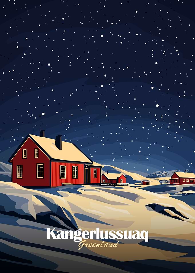 Greenland Night Scene