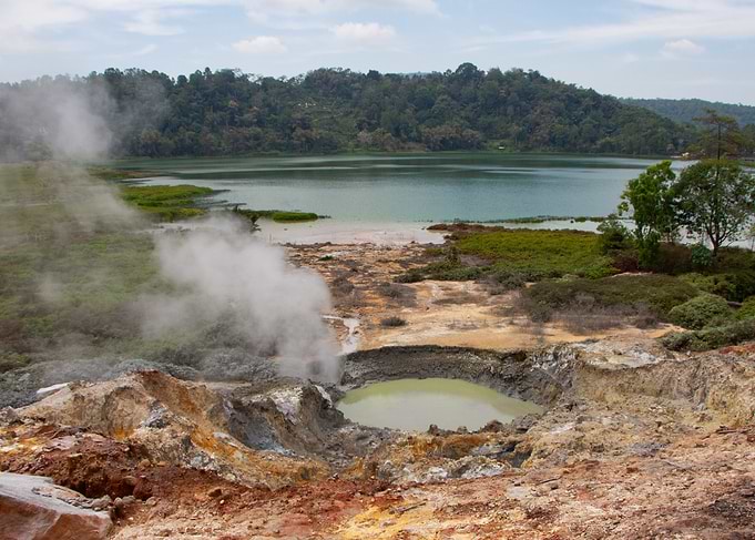 Volcanic Lake and Fumarole Sulawesi