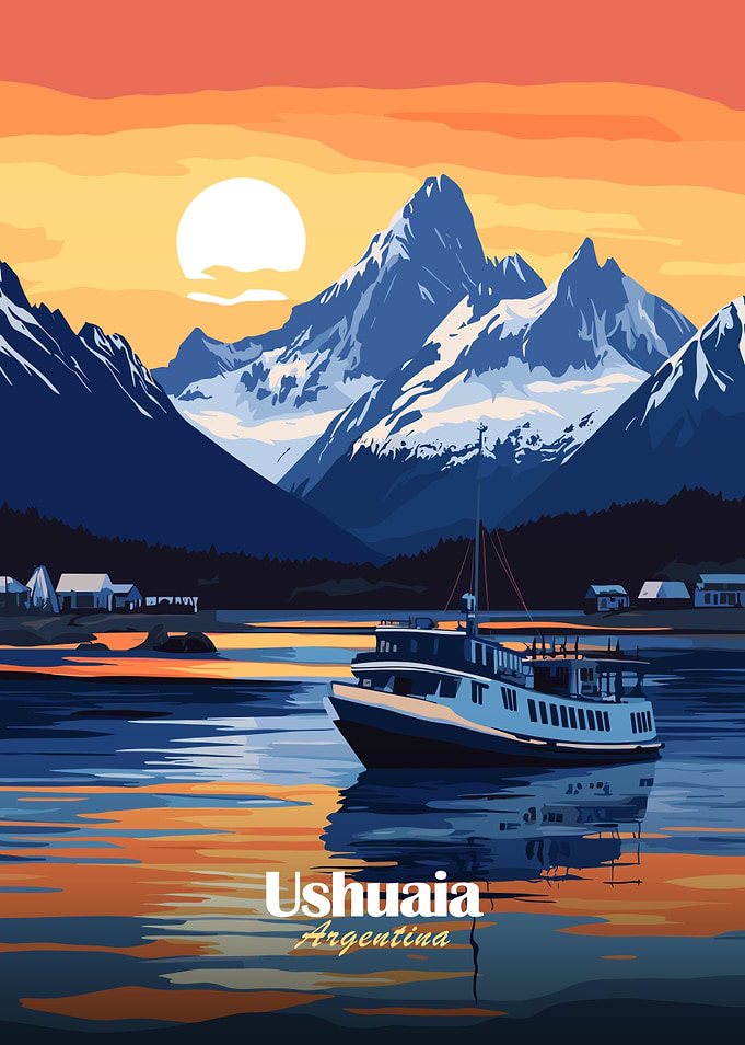 Ushuaia Argentina Sunset