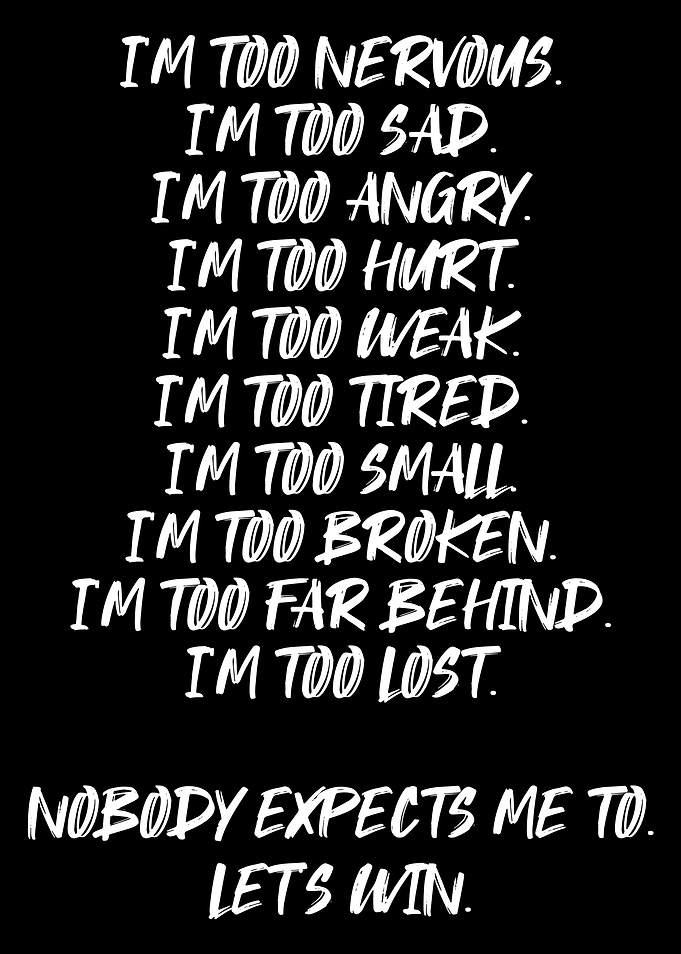 Let’s Win: Inspirational Wall Art for Overcoming Life’s Challenges