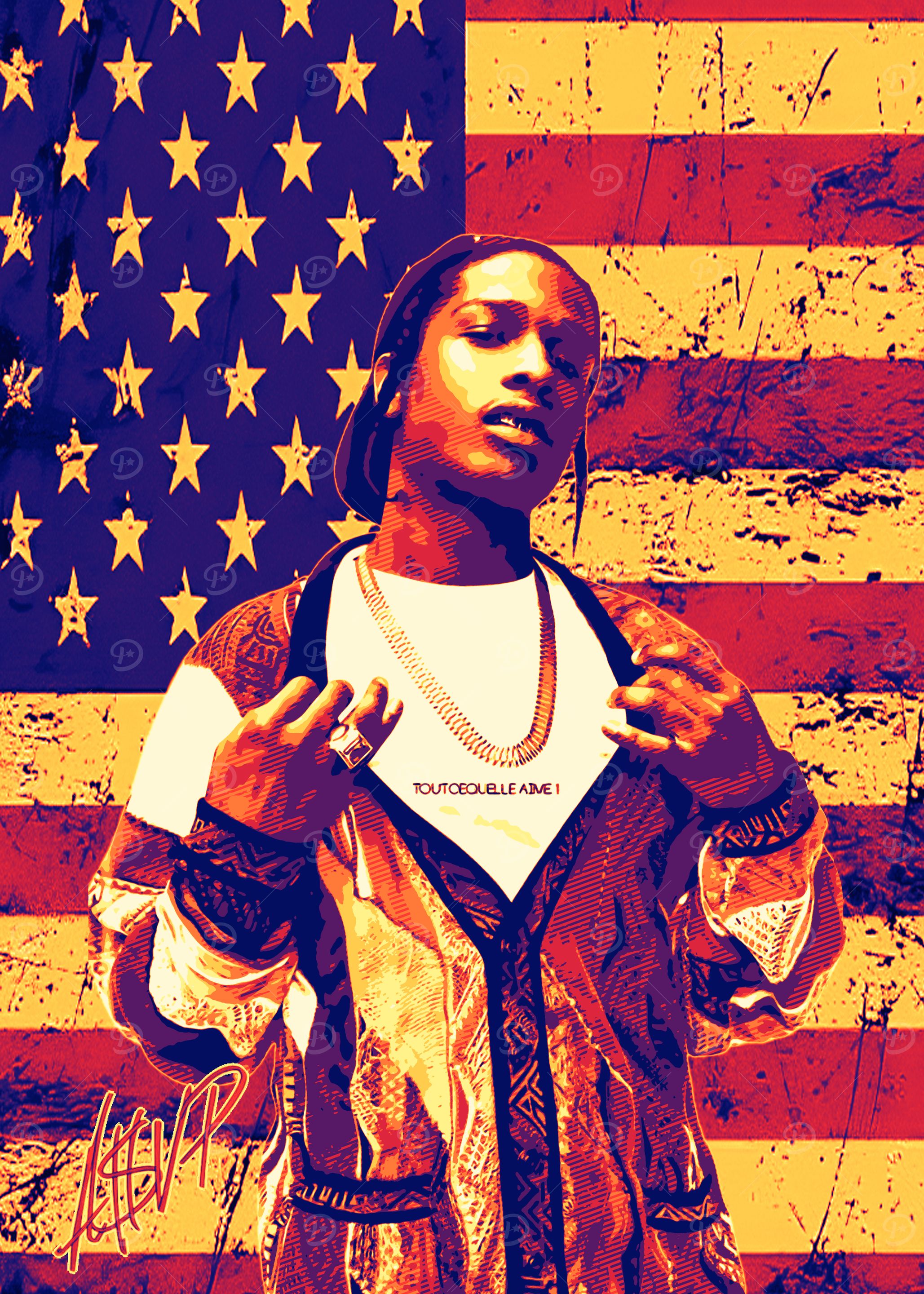 A$AP Rocky American Flag