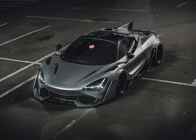 Silver McLaren 720S