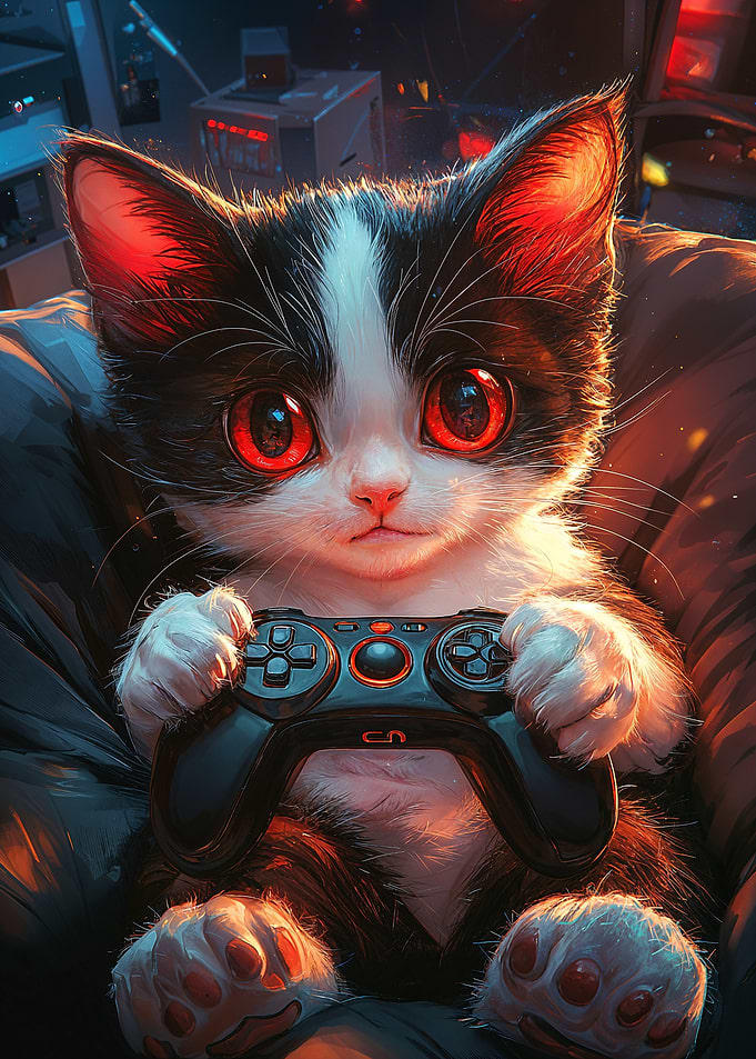 Gamer Cat