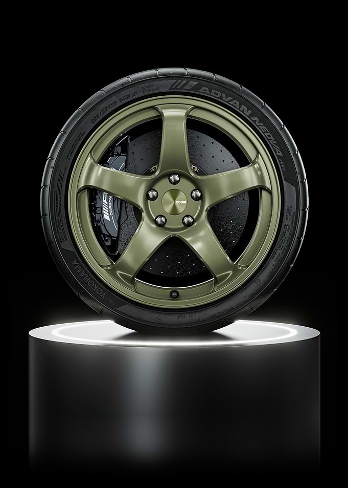 Matte Green Alloy Wheel
