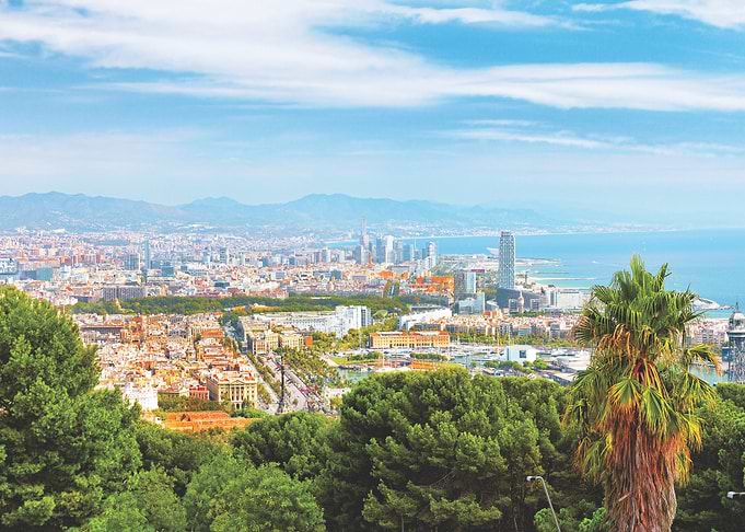 Barcelona Spain City View