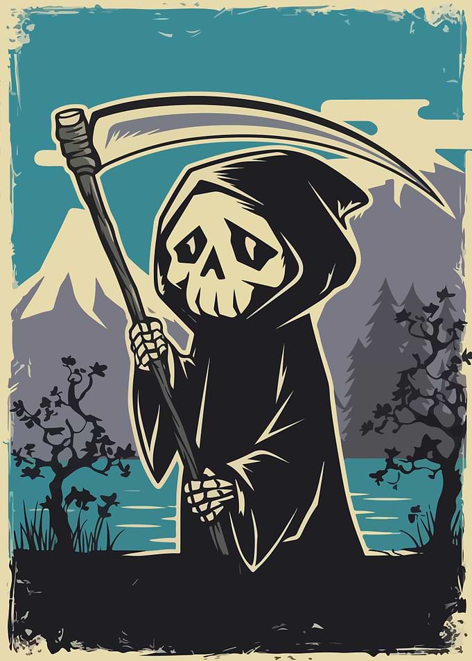Grim Reaper Illustration