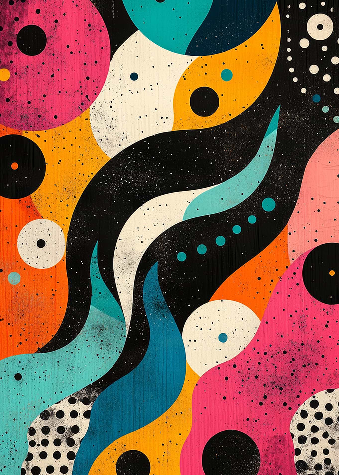 Abstract Geometric Art | Abstract art for the living room