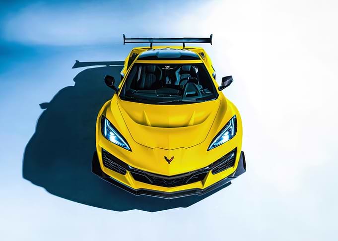 Yellow Corvette Z06